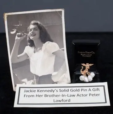 Jacqueline Kennedy's Gold Pin