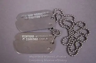 Major Dick Winters Combat Worn Dog Tags