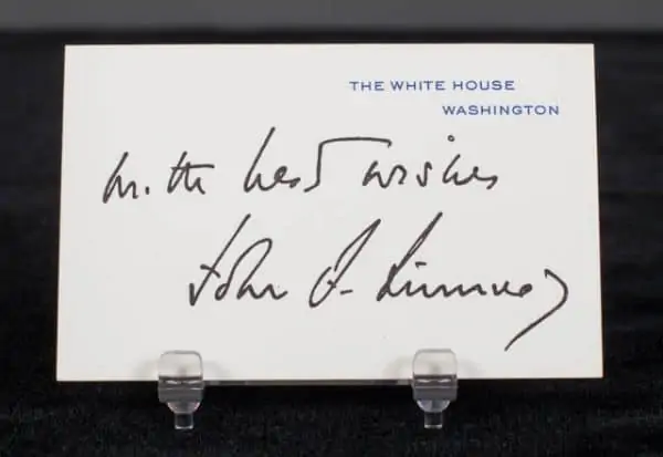 john f kennedy signature