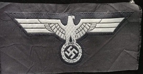 Original WWII German M44 Black Panzer Breast Eagle Brought Home By A U.S. Veteran Certified