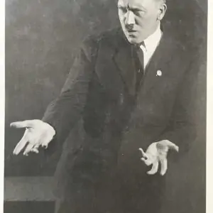 VERY RARE Pulled Classic Adolf Hitler Photo Postcard By Hoffman Circa 1920â€™s By Certified By The Gettysburg Museum Of History