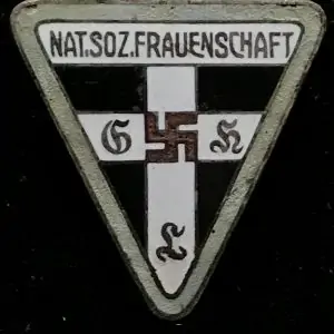 Original German NSDAP (Nazi) â€œNAT. SOZ. FRAUENSCHAFTâ€ MEMBERSHIP BADGE Certified By The Gettysburg Museum Of History