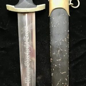 Original German Early NSDAP (NAZI PARTY) M-33 SS Dagger Brought Home By A U.S. Veteran Certified