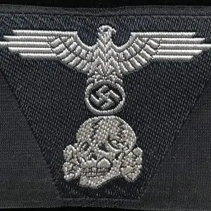 Original WWII German Panzer SS Cap Skull And Eagle From Dachau Certified By The Gettysburg Museum Of History