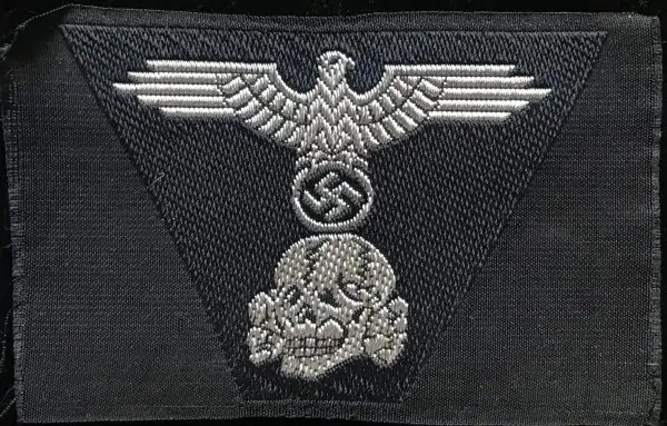 Original WWII German Panzer SS Cap Skull And Eagle From Dachau Certified By The Gettysburg Museum Of History