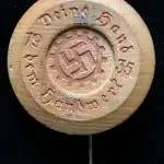 Original German NSDAP (Nazi Party) 1935 D.A.F. DONATION BADGE. (D.A.F. Schenkungabzeichen) Certified