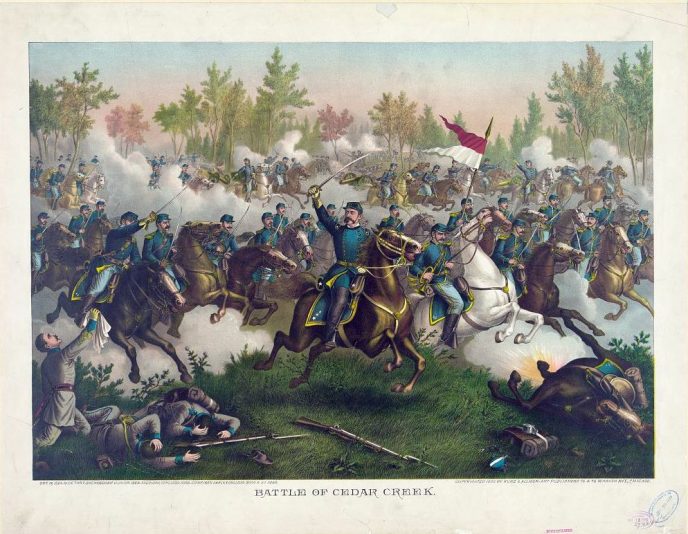 Kurz & Allison Cedar Creek Battle Illustration