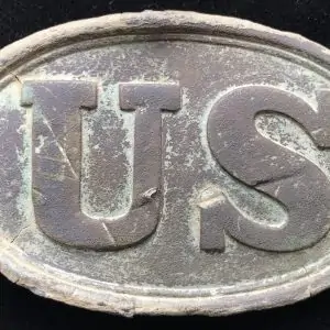 Original Outstanding Civil War Excavated Relic U.S. "Puppy Paw" Style Belt Plate (Buckle) Recovered At Winchester Certified