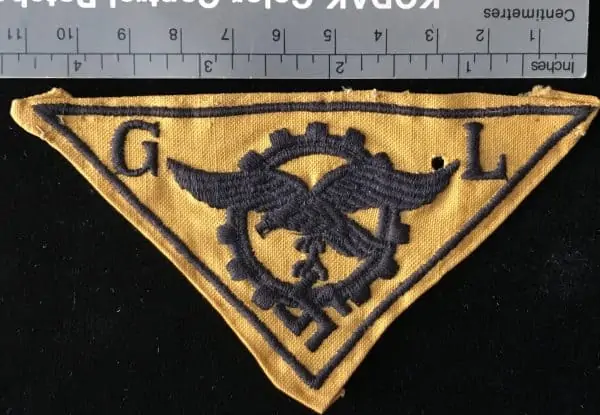 RARE Original WWII German Luftwaffe â€œL Gâ€ BREAST EAGLE. (Hoheitsabzeichen) Certified