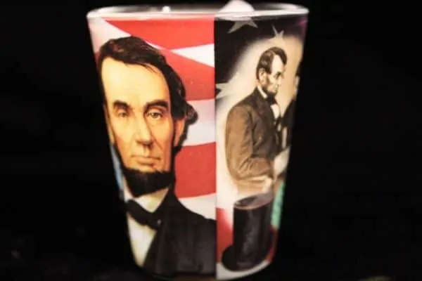 Abraham Lincoln Commemorative Shot Glass