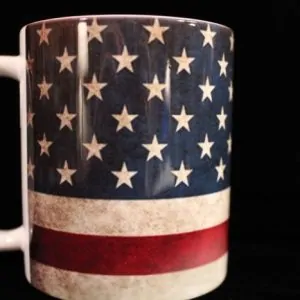 Ceramic American Flag Mug