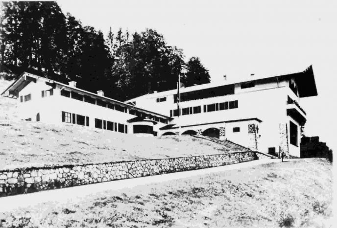 Historical image of Adolf Hitler's Berghof mountain home