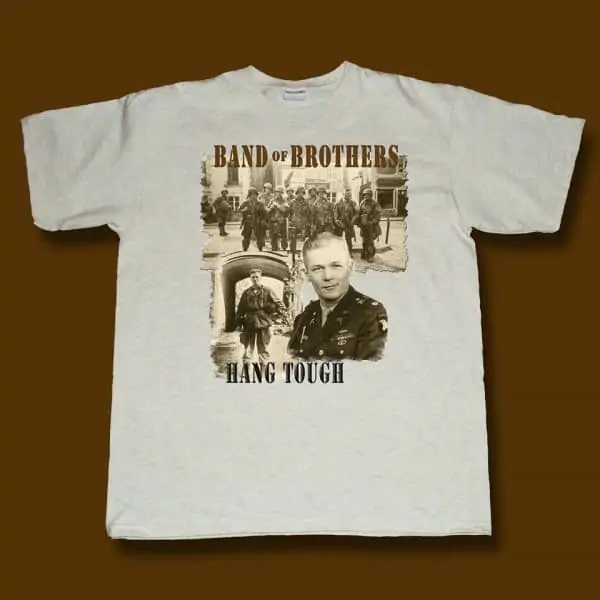 Major Dick Winters Collection Band Of Brothers Hang Tough T-Shirt