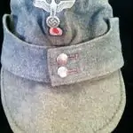 Original WWII German Army (Heer) M-43 Cap Soldier Modified U.S. Veteran Bring Back