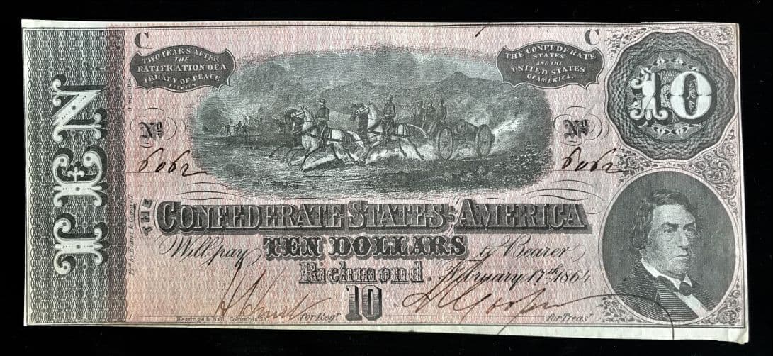 1864 shops Confederate Currency