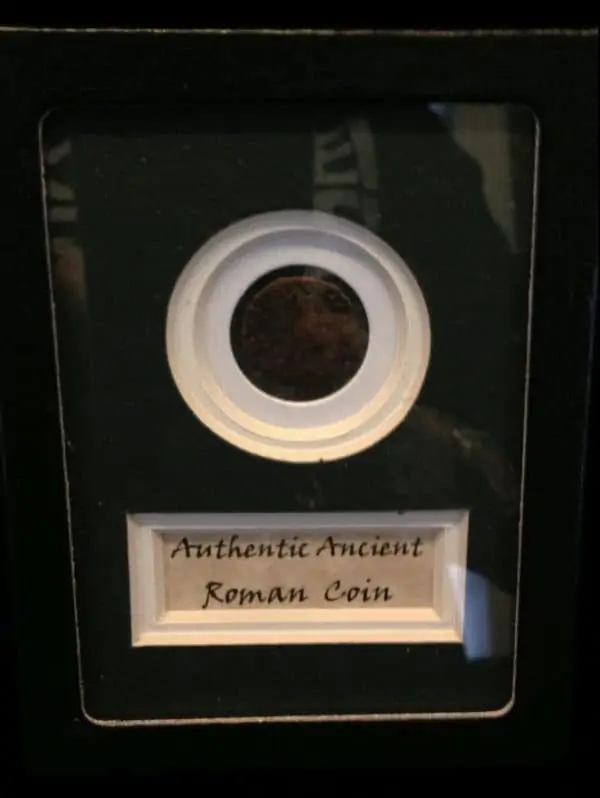 Authentic Ancient Roman Coin (Regular Grade) Matted in Collectors Box