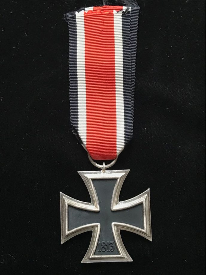 Original WWII German Iron Cross, brought home by U.S. veteran, certified by Gettysburg Museum