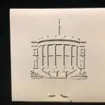 Authentic President Dwight D. Eisenhower Era White House Matches (MDE) Circa 1956-1960