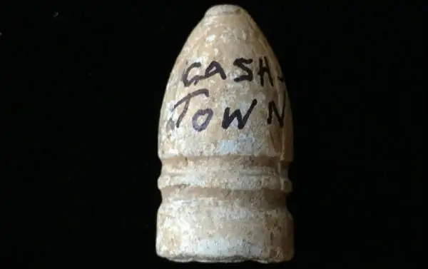 Original Confederate Two Ring Bullet Recovered At Cashtown (Gettysburg Campaign)