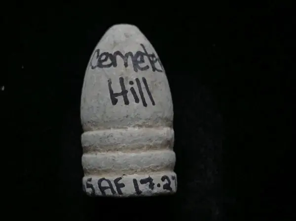 Authentic Civil War Bullet Recovered At Cemetery Hill Gettysburg Battlefield