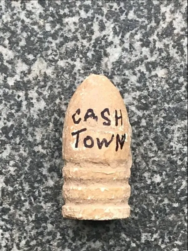 Original Civil War Relic 3 Ring Bullet Recovered Cashtown (Gettysburg Campaign)