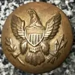 Original Civil War Union Eagle Coat Size Button Non-Excavated 1861-1865 Certified By The Gettysburg Museum Of History