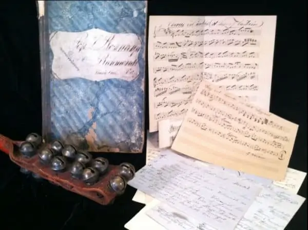 Original Handwritten Song Sheet From Ford's Theater (Lincoln Assassination) Certified