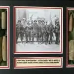 Authentic WWII Relics Recovered At The Airborne Area Sainte Mere Eglise Normandy D-Day In Collectorâ€™s Glass Case