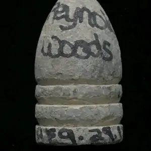 Original Civil War Bullet Recovered At Reynoldâ€™s Woods Gettysburg Battlefield (Iron Brigade) Area