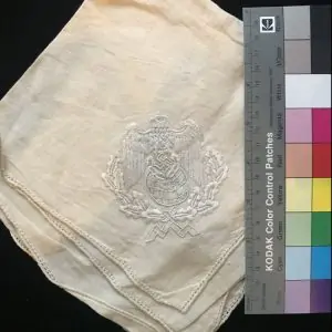 Hitler's Foreign Minister Joachim von Ribbentropâ€™s Personal Cloth Dinner Napkin Brought Home By A U.S. Veteran