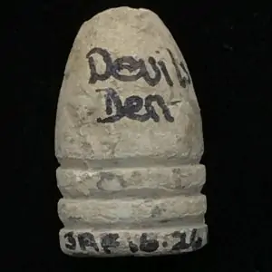 Authentic Civil War Bullet Recovered At Devilâ€™s Den Gettysburg Battlefield