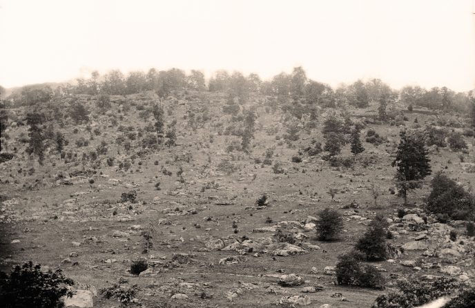 View of Little Round Top battlefield, Gettysburg