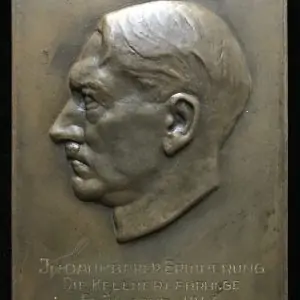 hitler plaque