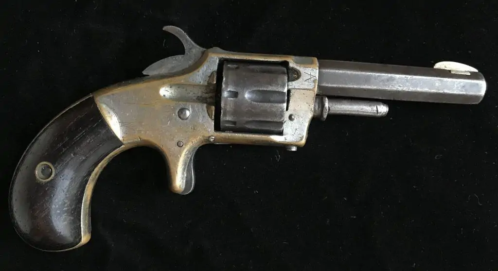 Antique 7 Shot 22 Caliber Revolver - Historic Collectible