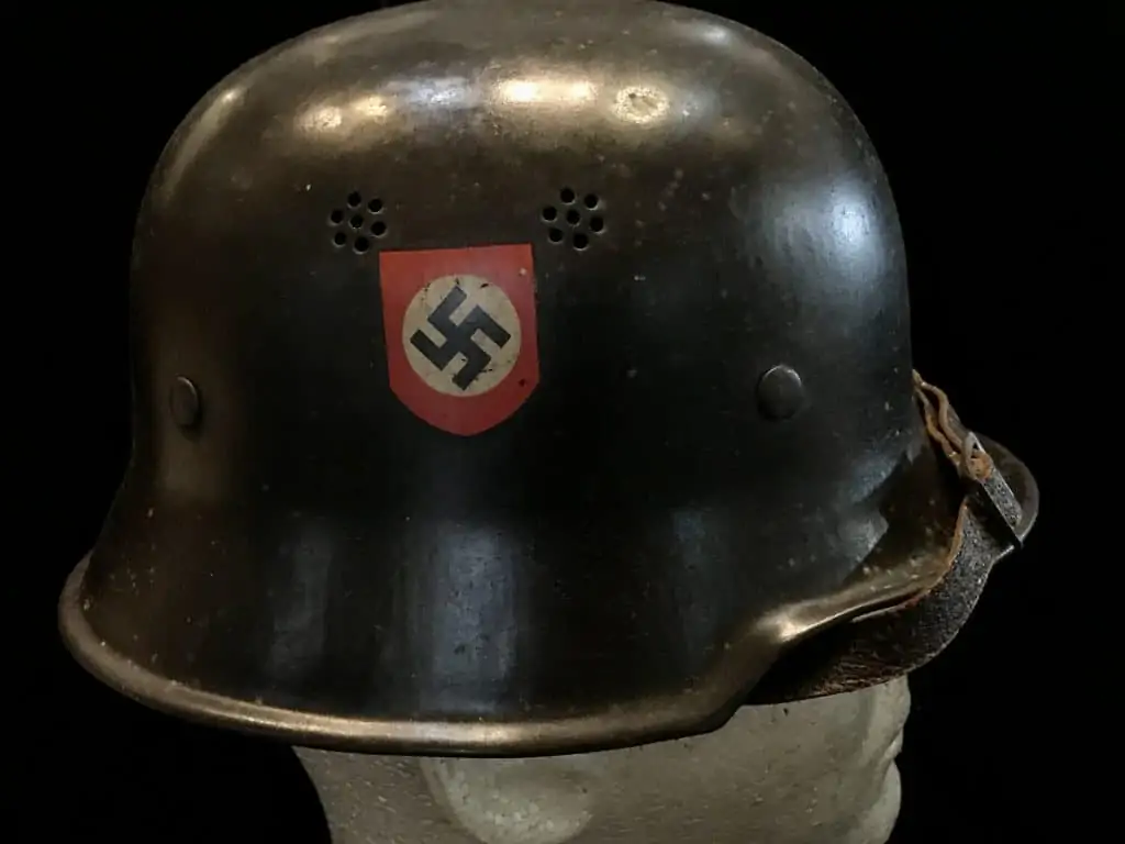 German Fireman's Helmet WWII M34 Design