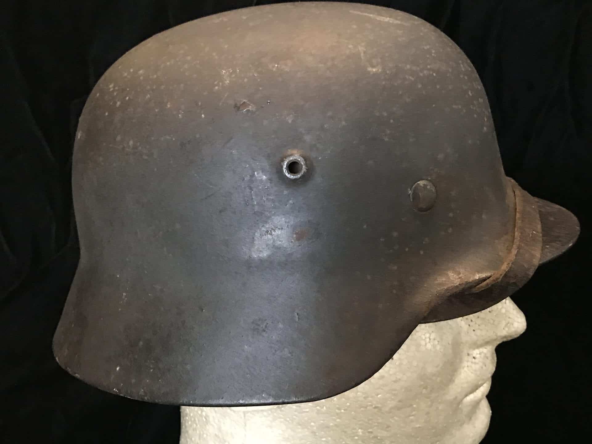 Original WWII German M40 COMBAT HELMET. (Stahlhelm M40) Brought Home By ...