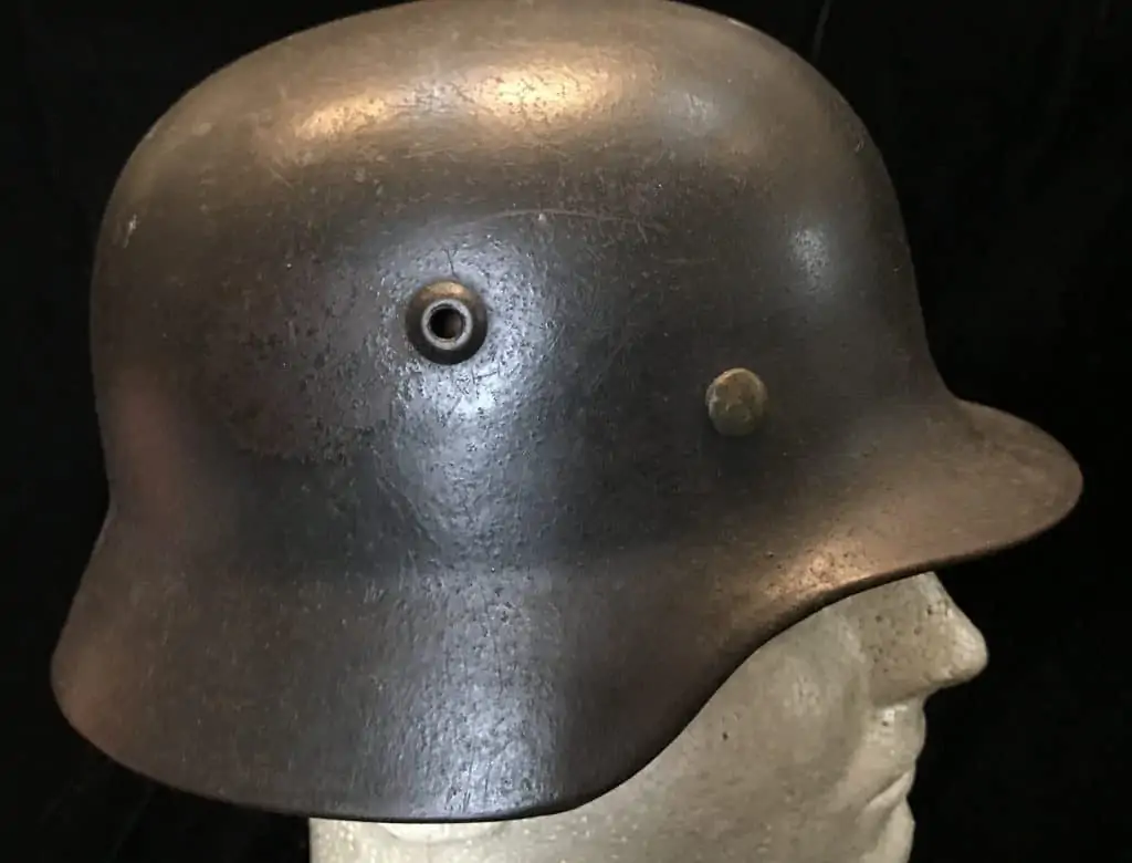 Original WWII German Luftwaffe (Airforce) M40 SINGLE DECAL HELMET ...