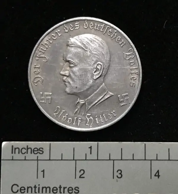 adolf hitler coin