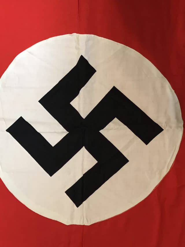 Very Nice (Almost Mint) LARGE Original WWII Era German Nazi Party Flag ...