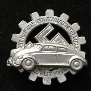 RAD Volkswagen Berlin 1939 Event Badge