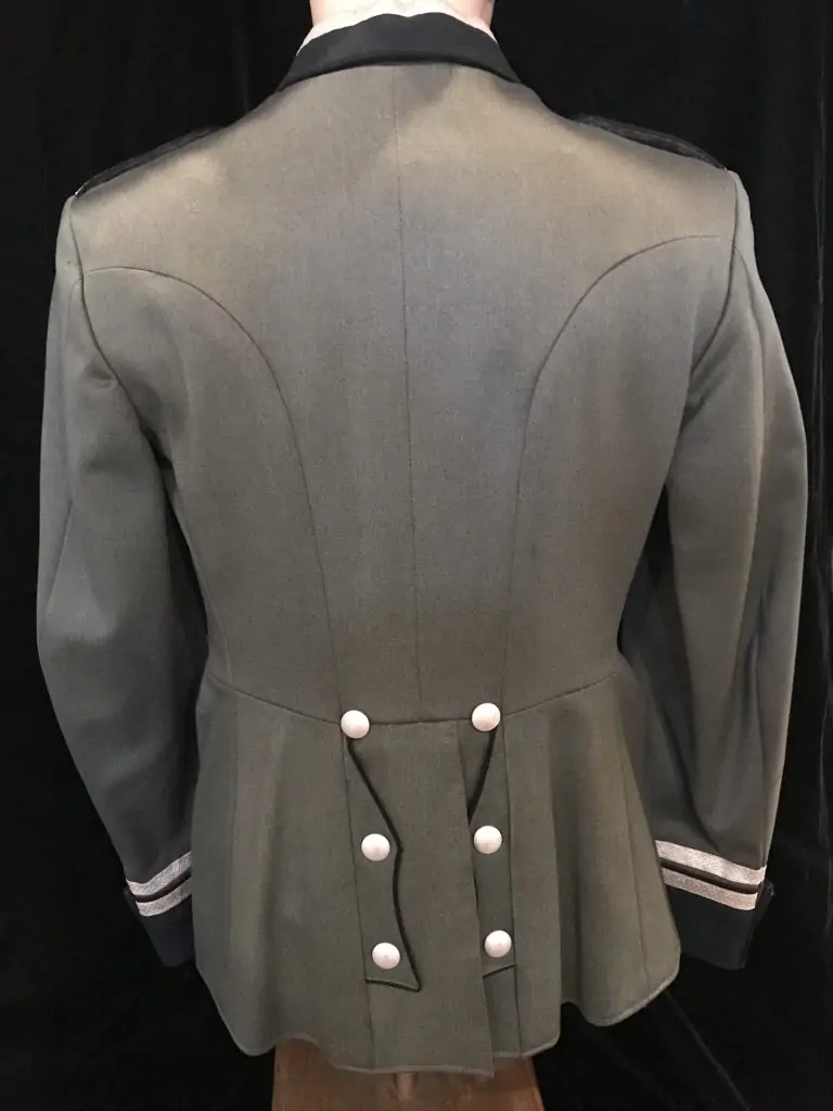 Original German Der Spiess dress tunic with full insignia and rank, part of a WWII collection