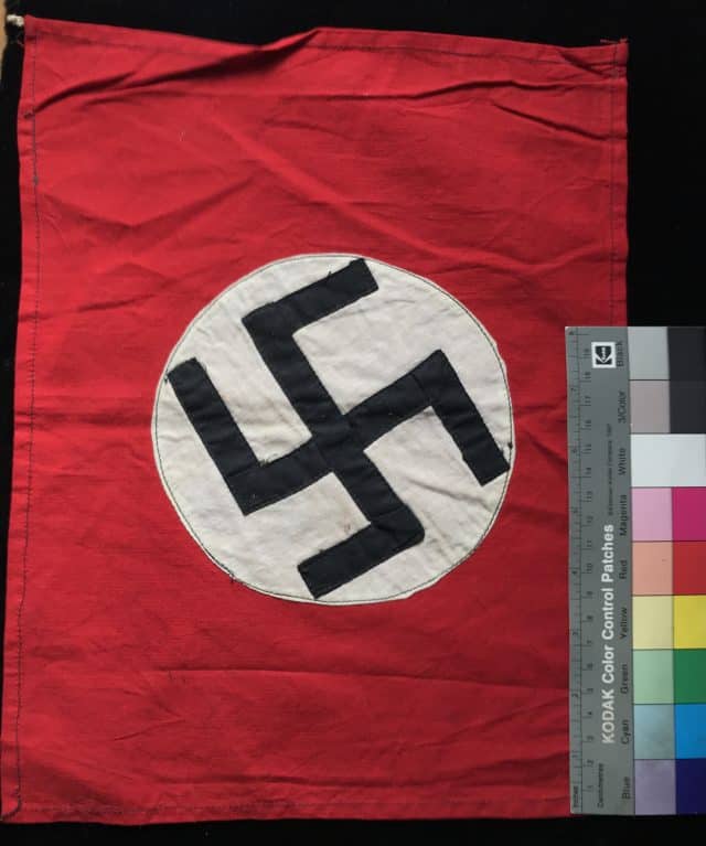 Original VERY EARLY RARE German NSDAP Nazi Flag Brought Home By A U.S ...