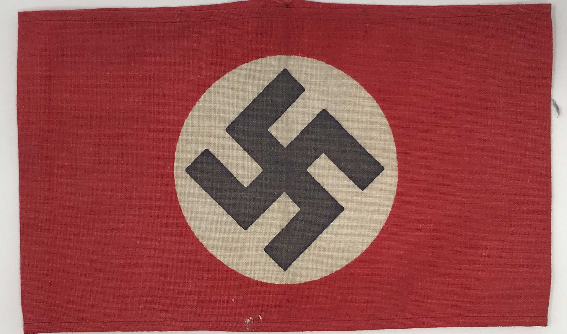 Certified WWII Nazi Armband Brought Home by U.S. Veteran