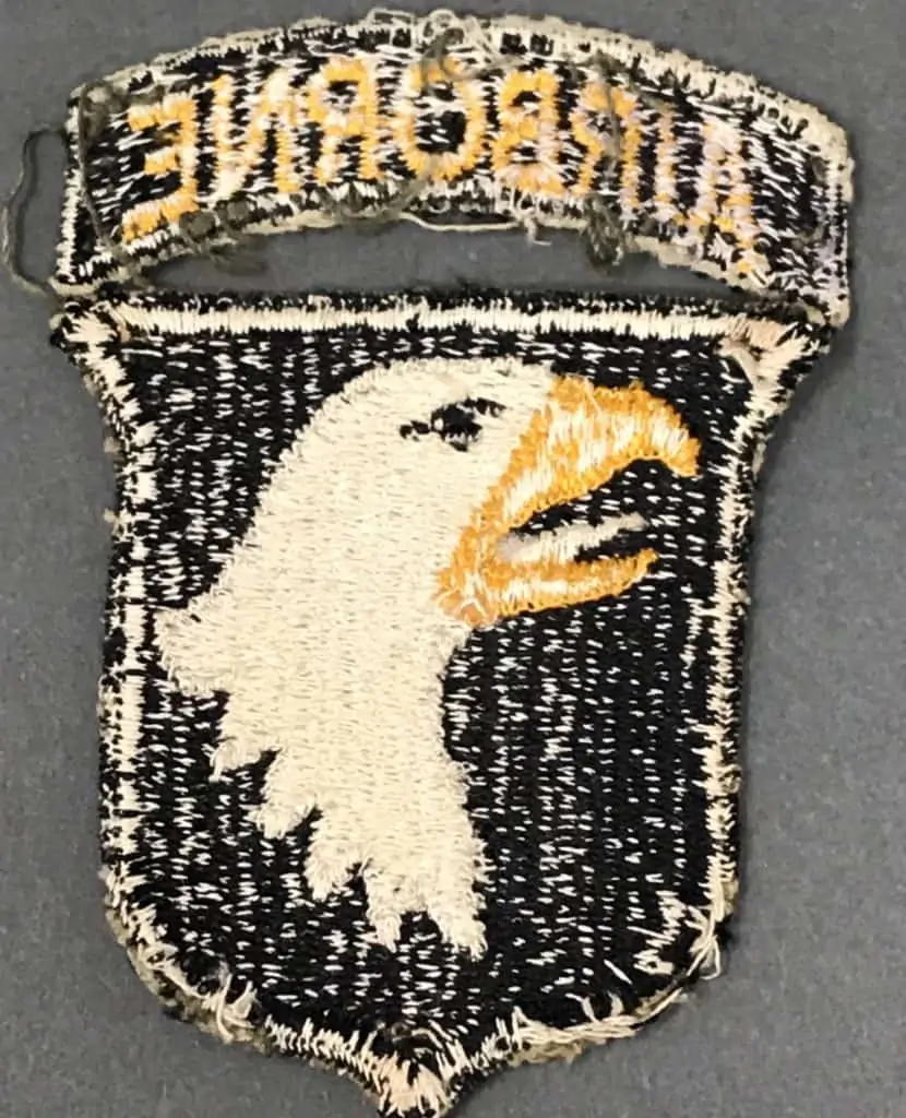 Certified WWII 101st Airborne Patch from Museum