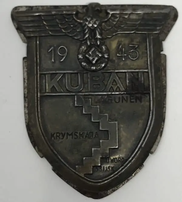 Original WW2 German Kuban Shield for Sale - Kuban Campaign Shield