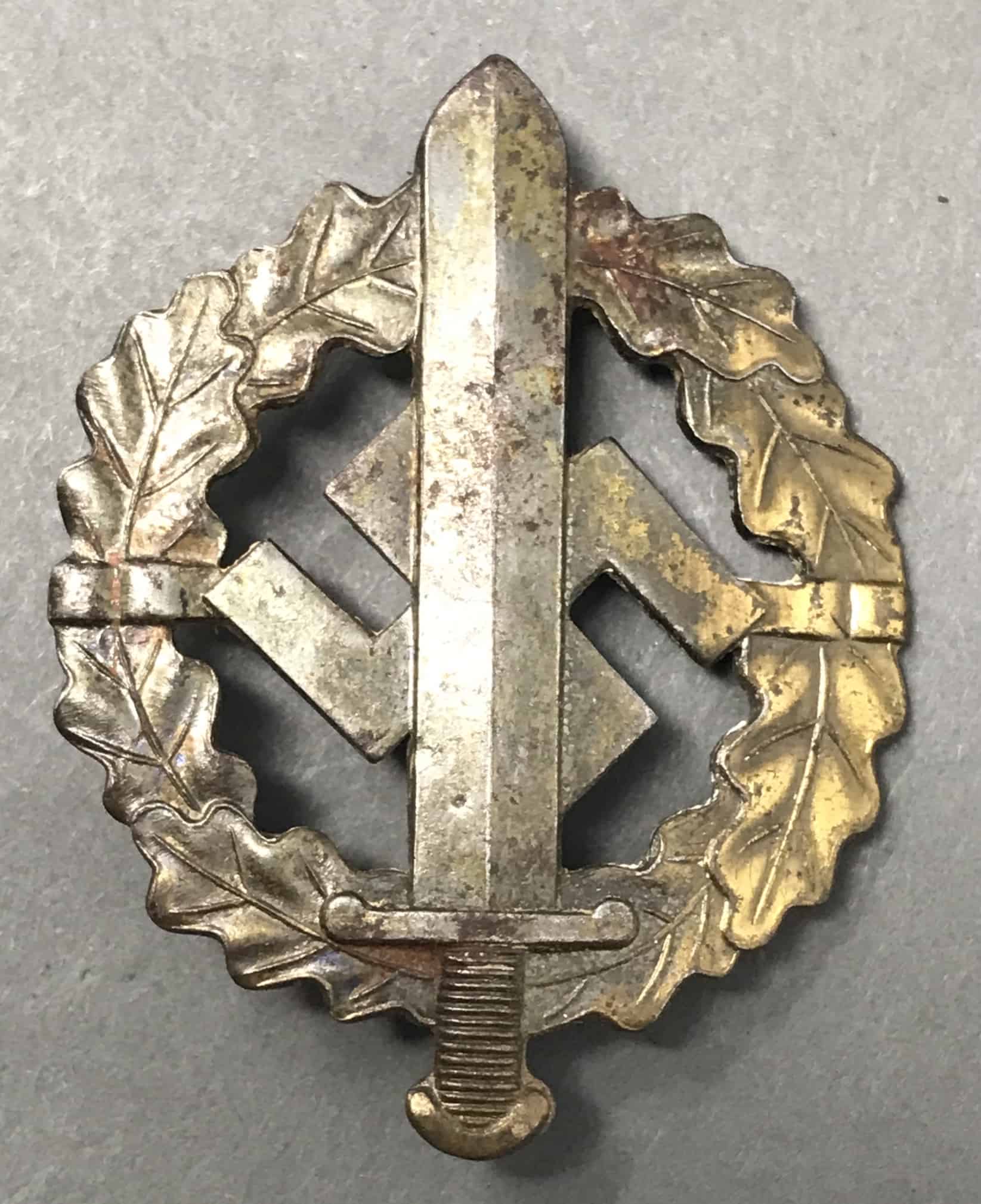 Original German NSDAP (NAZI PARTY) SA/SS Sports Badge In Bronze (SA ...