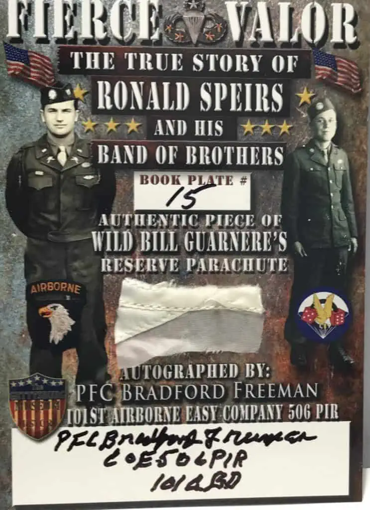 Band of Brothers Wild Bill Guarnere signed book edition