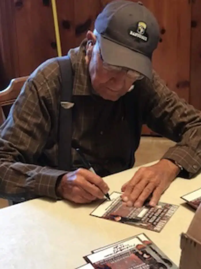 Ronald Speirs Band of Brothers signed book and relic