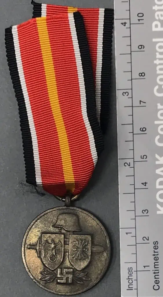 Original Spanish Blue Division Medal Blaue Division