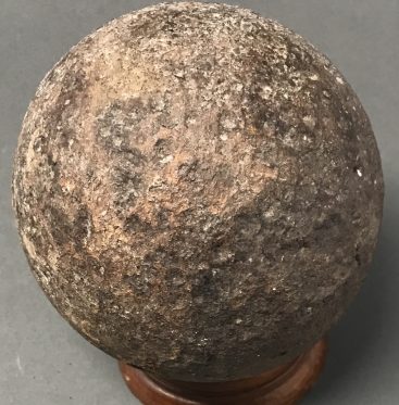 Original Large 12lb. Civil War Cannon Ball Recovered From The ...